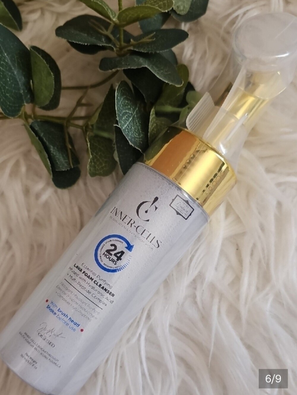 INNER CELLS: Purifying LAVA FOAM CLEANSER with BUILT-IN SCRUB